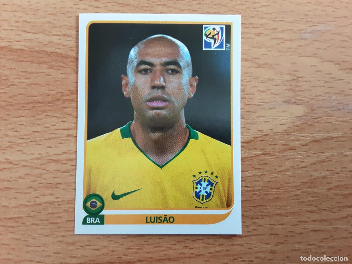Figurine di Calcio: CROMO FUTBOL MUNDIAL 2010 PANINI 491.LUISAO-BRASIL-NUNCA PEGADO