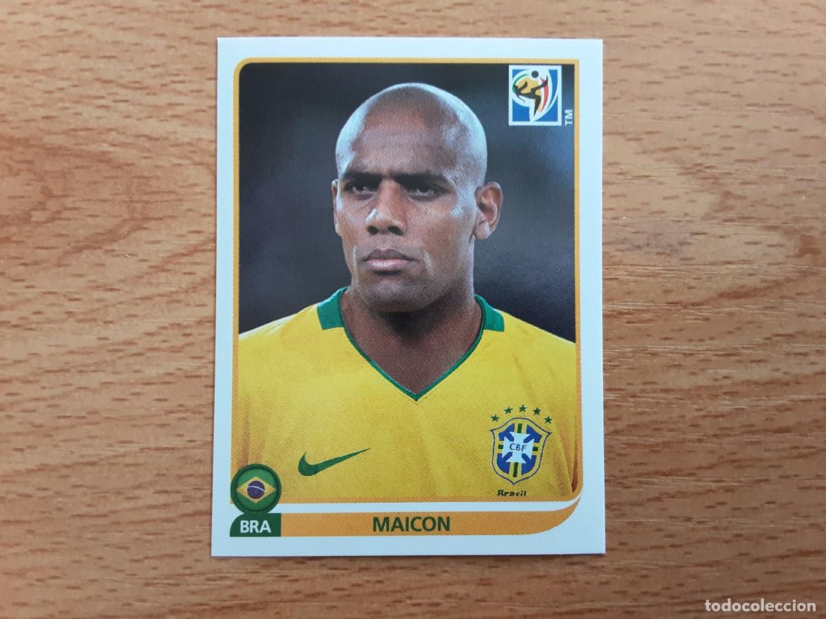 Cromos de F&uacute;tbol: CROMO FUTBOL MUNDIAL 2010 PANINI 492.MAICON-BRASIL-NUNCA PEGADO