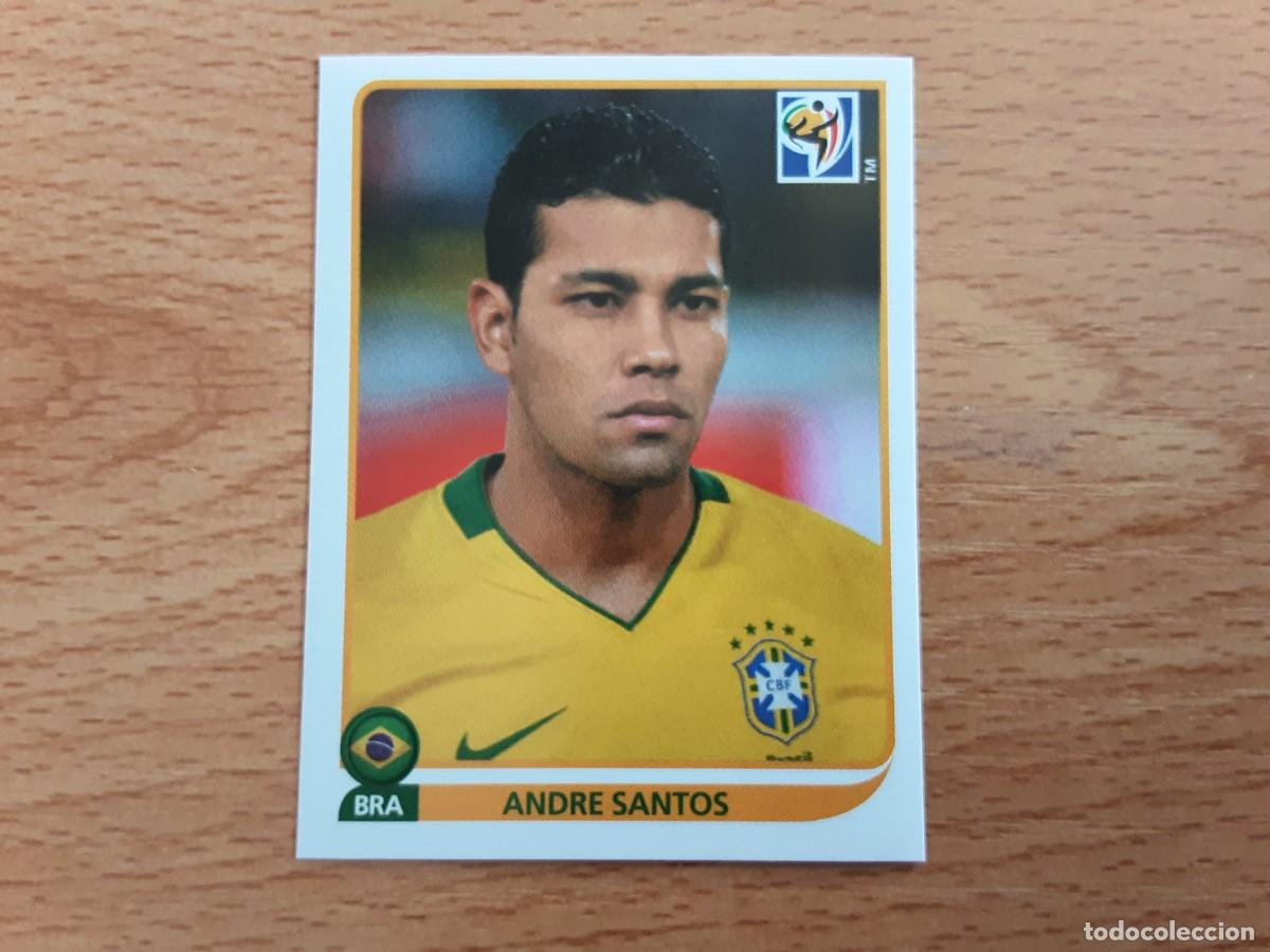 Cromos de F&uacute;tbol: CROMO FUTBOL MUNDIAL 2010 PANINI 494.ANDRE SANTOS-BRASIL-NUNCA PEGADO