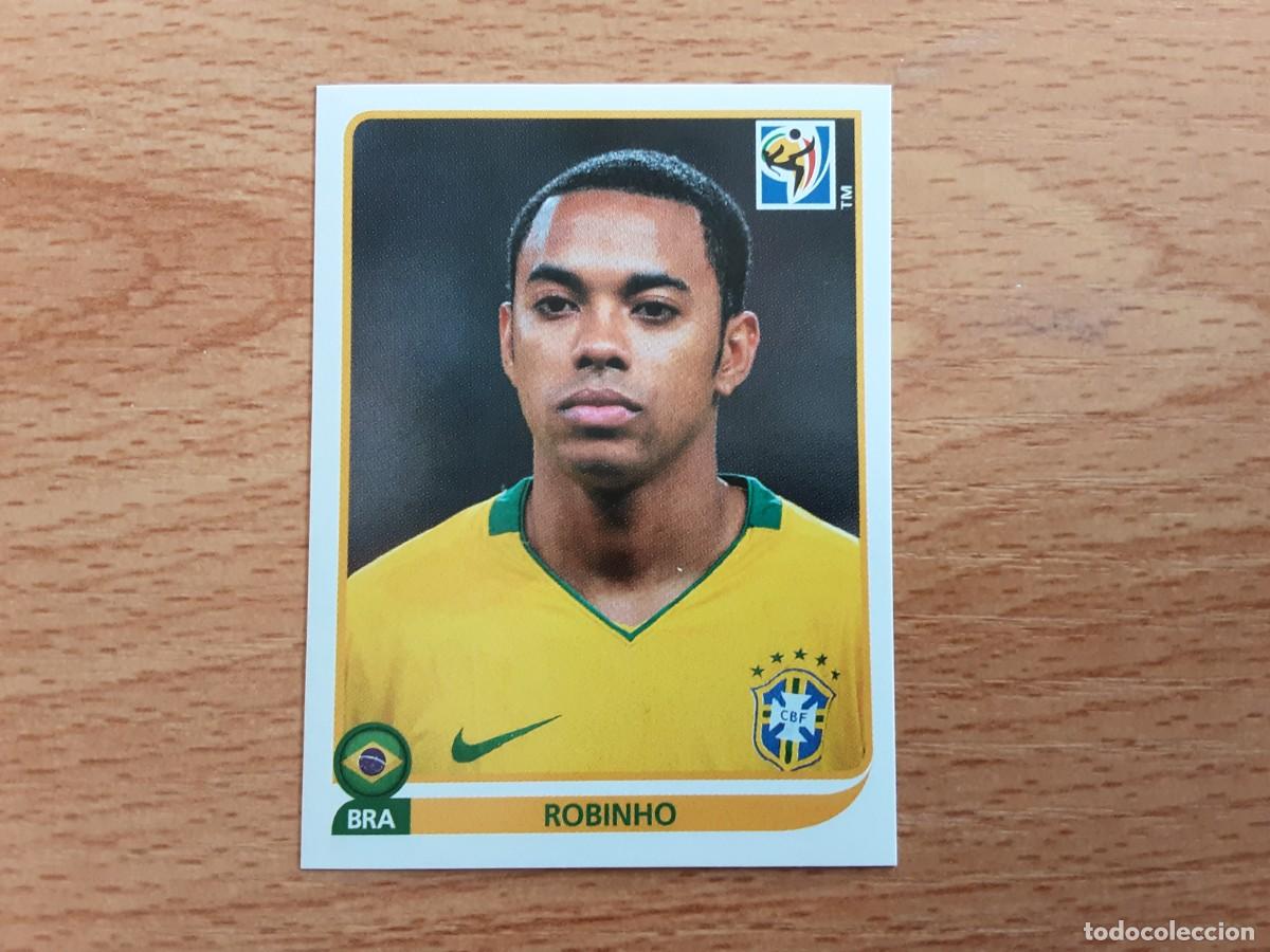 Cromos de F&uacute;tbol: CROMO FUTBOL MUNDIAL 2010 PANINI 501.ROBINHO-BRASIL-NUNCA PEGADO