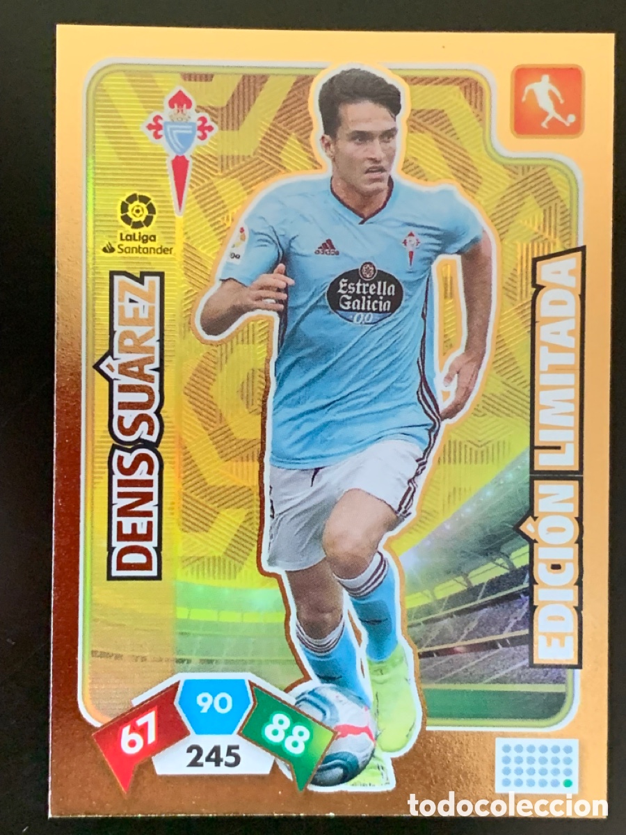 Cromos de f&uacute;tbol: Denis Su&aacute;rez Celta edici&oacute;n limitada Adrenalyn 2019/20 - Foto 1