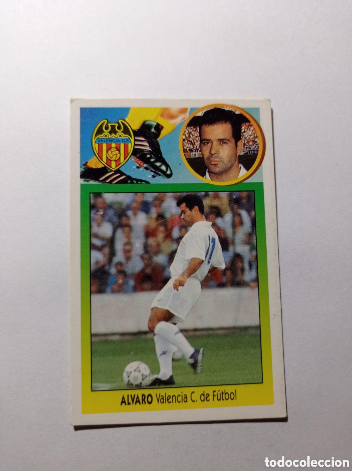 Figurine di Calcio: ALVARO VALENCIA LIGA ESTE 1993/94 93 94 CART&Oacute;N