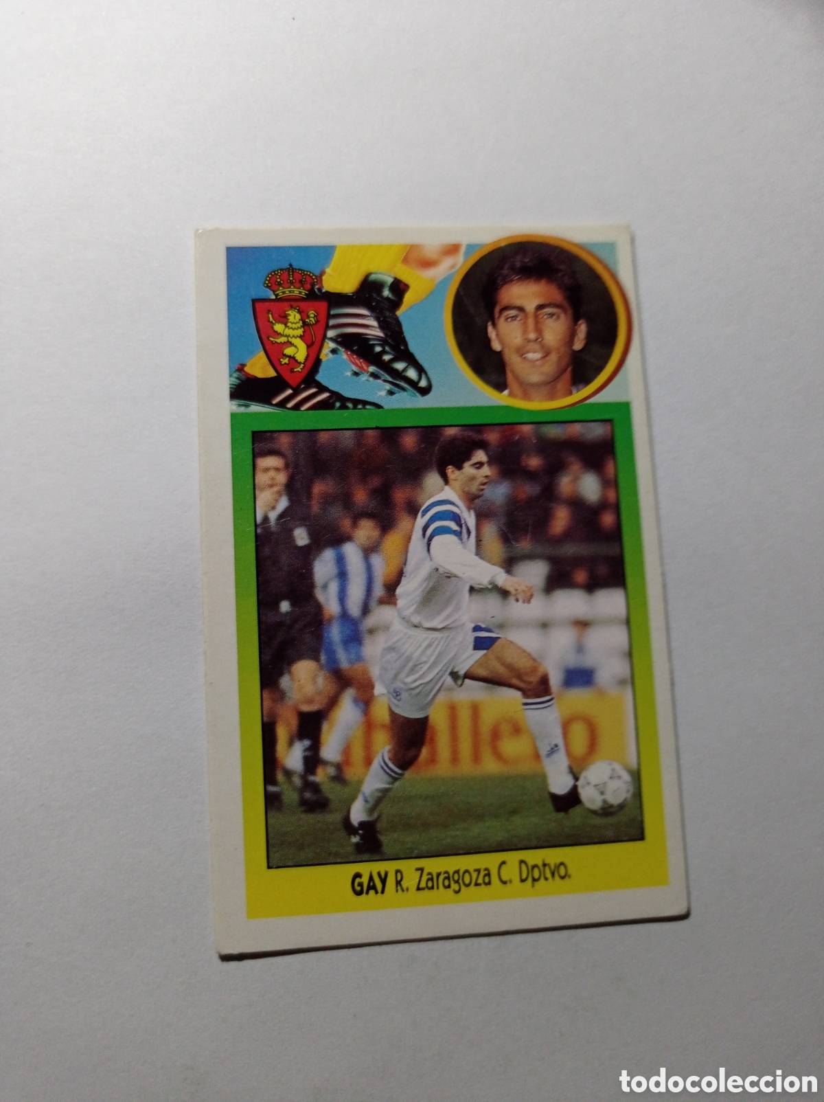 Figurine di Calcio: GAY ZARAGOZA LIGA ESTE 1993/94 93 94 CART&Oacute;N