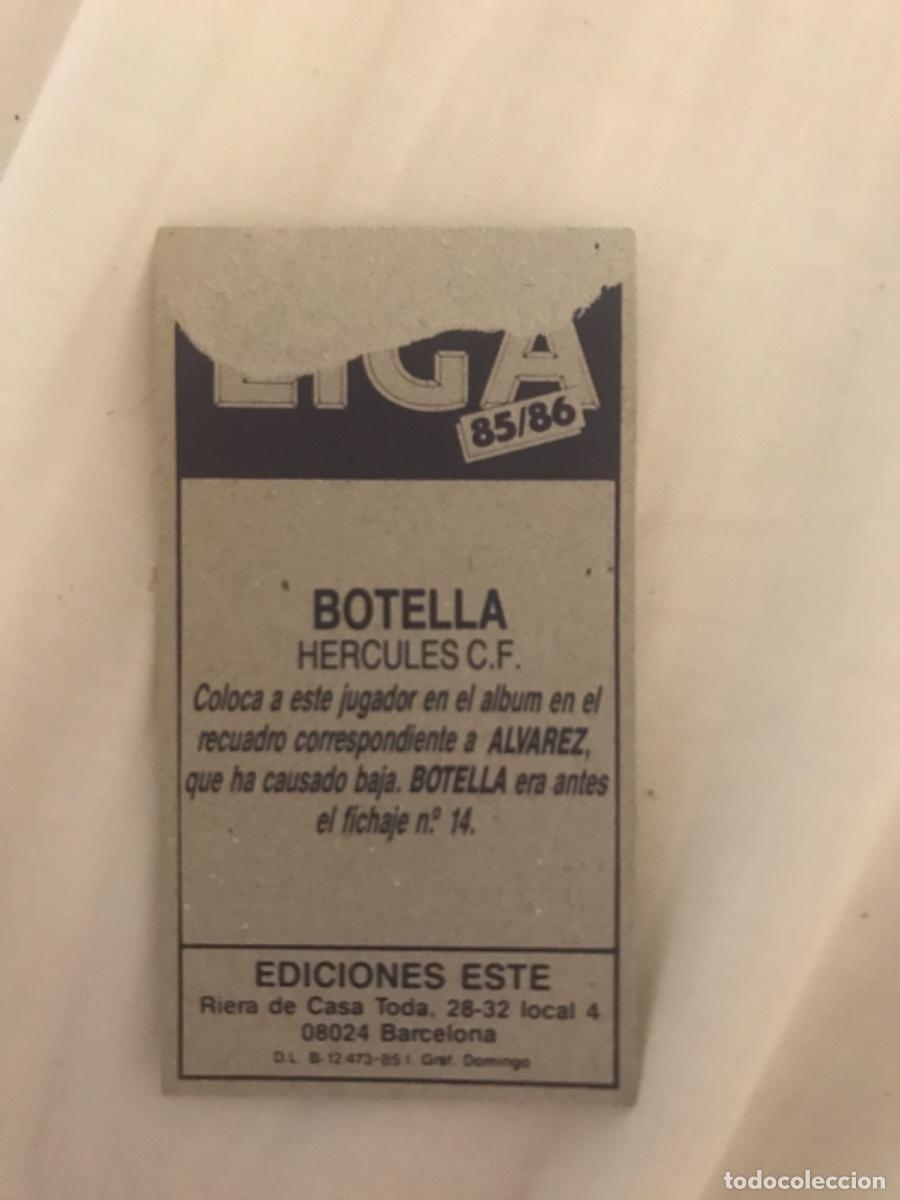 Cromos de f&uacute;tbol: Botella - Foto 2