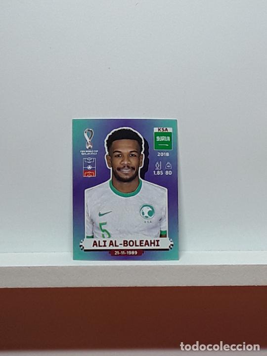 Cromos de f&uacute;tbol: MUNDIAL 2022 WORLD CUP QATAR ALBUM PANINI LIGA N KSA6 KSA 6 SAUDI ARABIA SAFF ALI AL-BOLEAHI