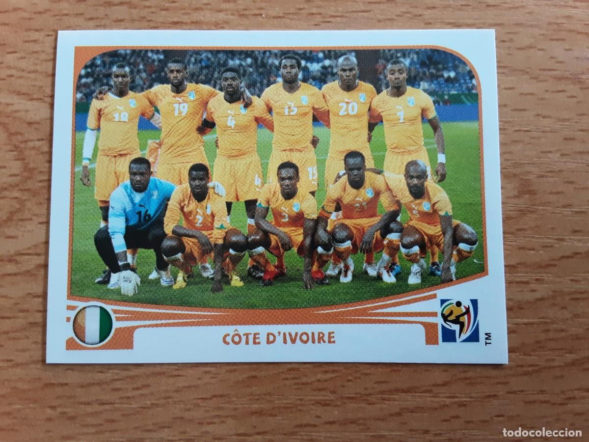 Cartes &agrave; collectionner de Football: CROMO FUTBOL MUNDIAL 2010 PANINI 524.ALINEACION-COSTA DE MARFIL-NUNCA PEGADO