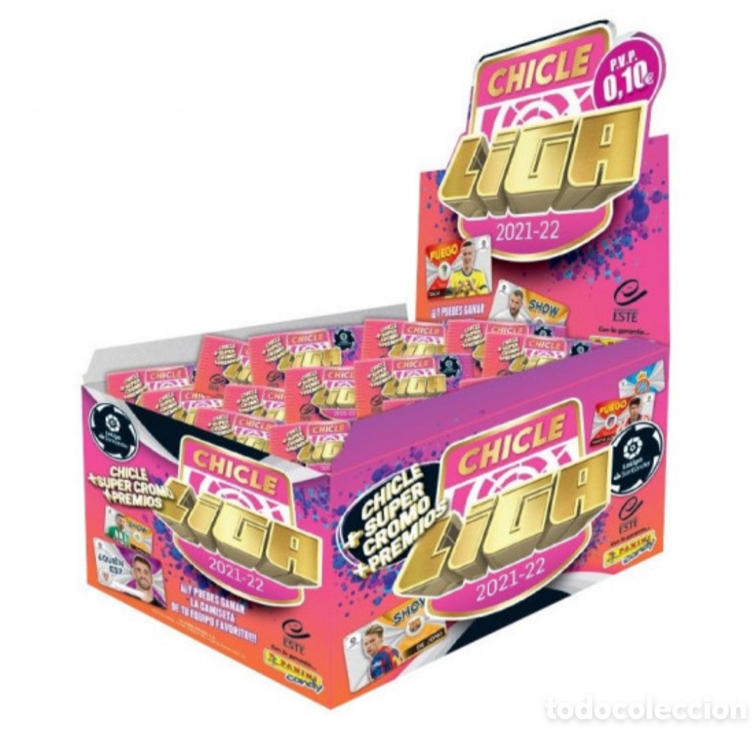 Cromos de F&uacute;tbol: Colecci&oacute;n Completa Chicles liga este 21/22