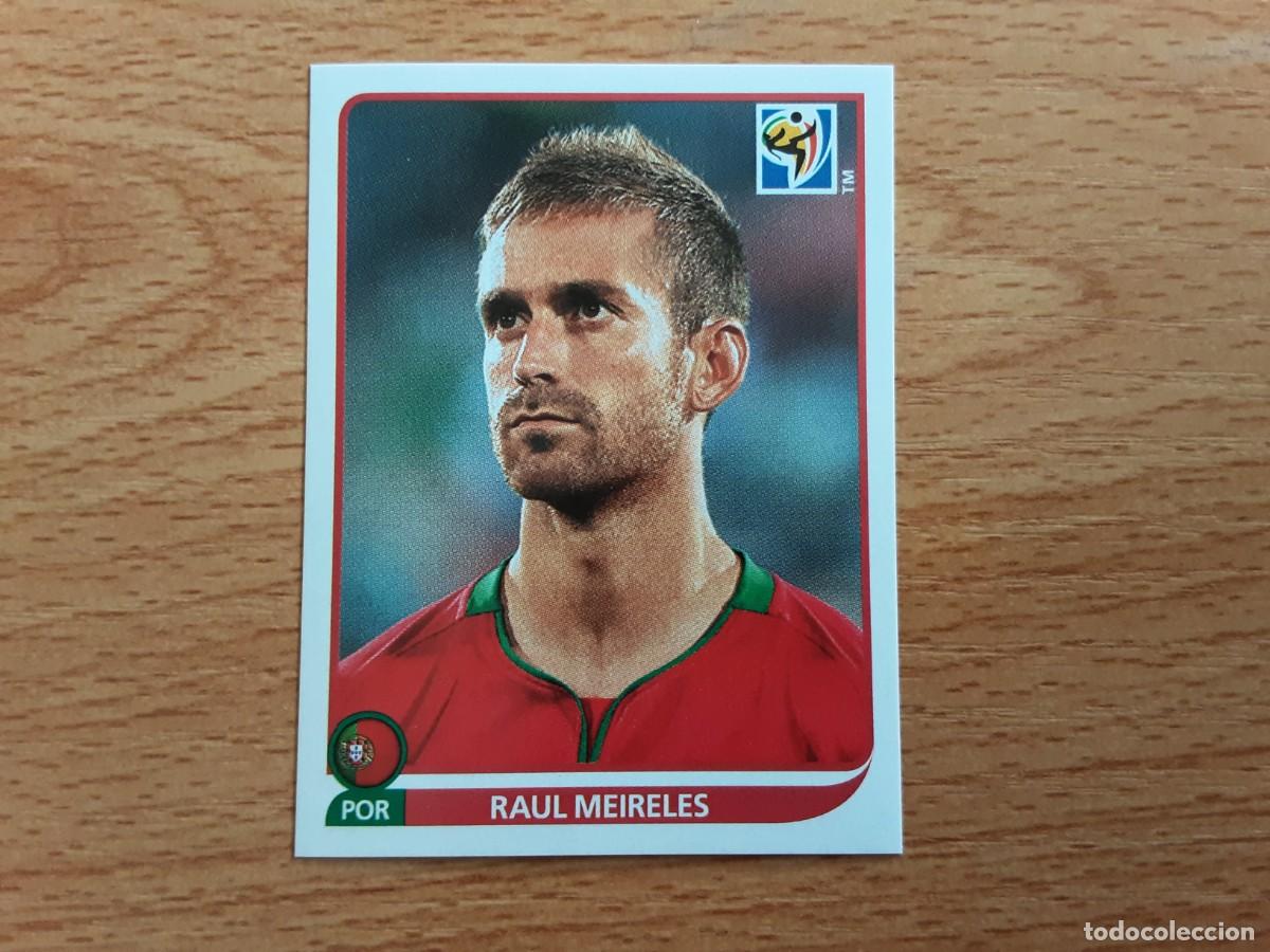 Cartes &agrave; collectionner de Football: CROMO FUTBOL MUNDIAL 2010 PANINI 553.MEIRELES-PORTUGAL-NUNCA PEGADO