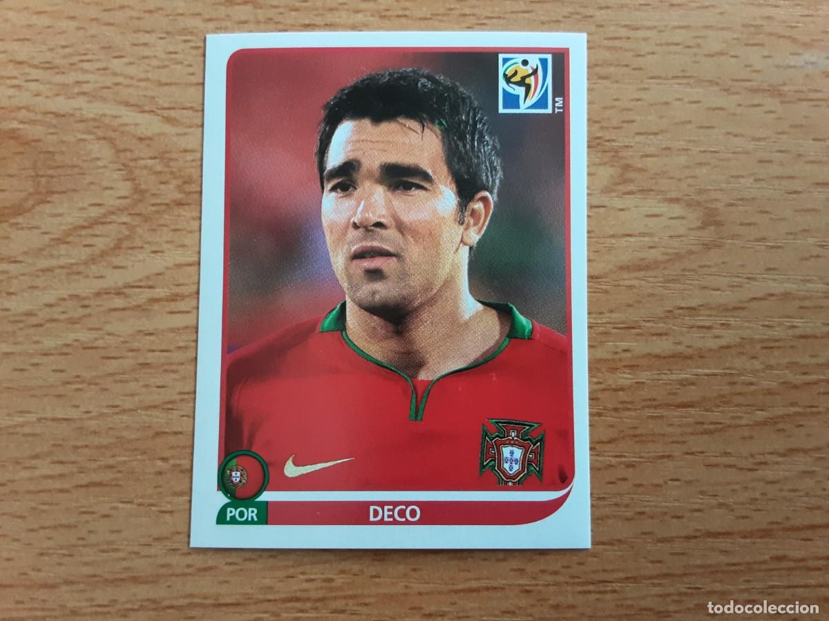 Football Stickers: CROMO FUTBOL MUNDIAL 2010 PANINI 556.DECO-PORTUGAL-NUNCA PEGADO