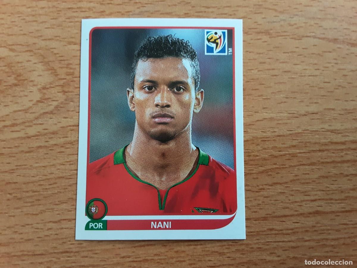 Cartes &agrave; collectionner de Football: CROMO FUTBOL MUNDIAL 2010 PANINI 557.NANI-PORTUGAL-NUNCA PEGADO