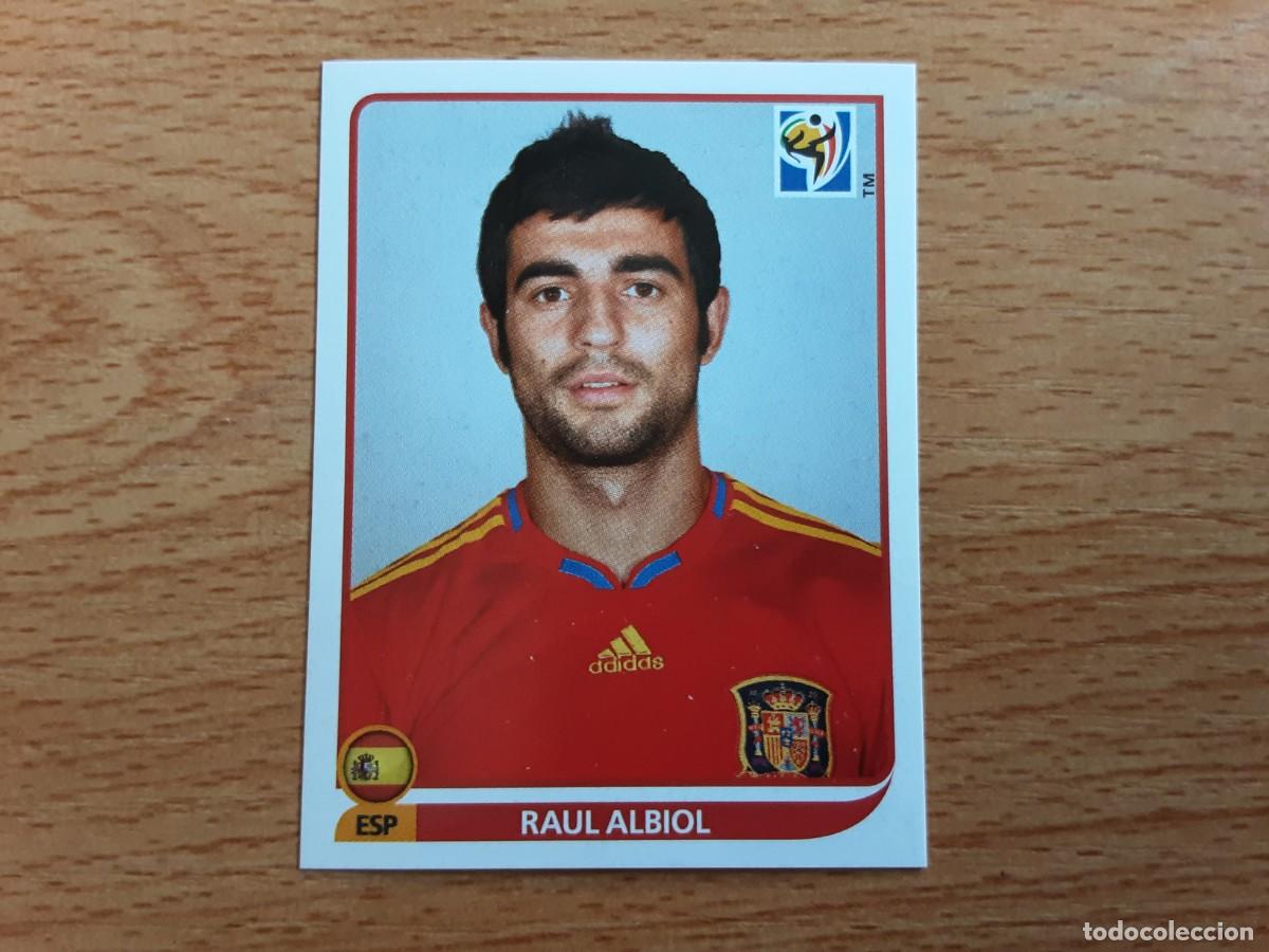Football Stickers: CROMO FUTBOL MUNDIAL 2010 PANINI 568.ALBIOL-ESPA&Ntilde;A-NUNCA PEGADO