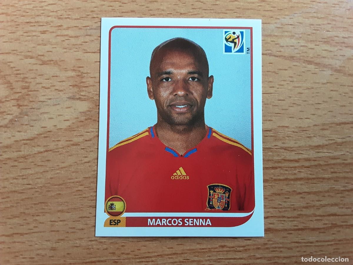 Cromos de F&uacute;tbol: CROMO FUTBOL MUNDIAL 2010 PANINI 572.SENNA-ESPA&Ntilde;A-NUNCA PEGADO