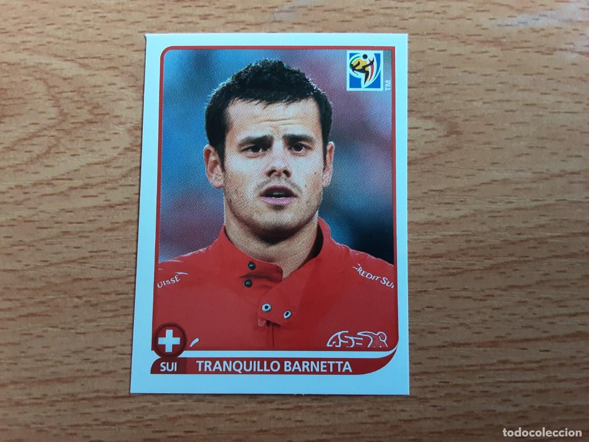 Football Stickers: CROMO FUTBOL MUNDIAL 2010 PANINI 593.BARNETTA-SUIZA-NUNCA PEGADO