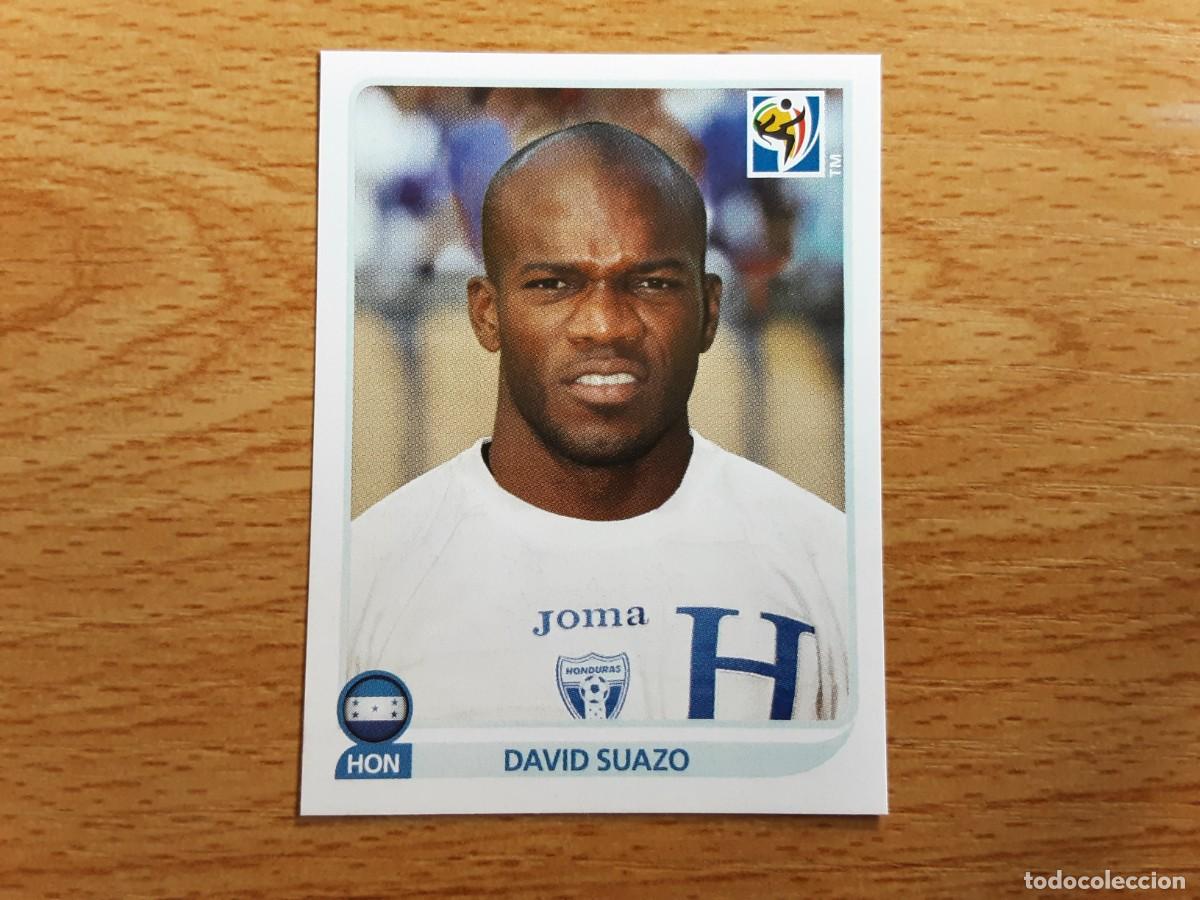 Cromos de f&uacute;tbol: CROMO FUTBOL MUNDIAL 2010 PANINI 617.SUAZO-HONDURAS-NUNCA PEGADO