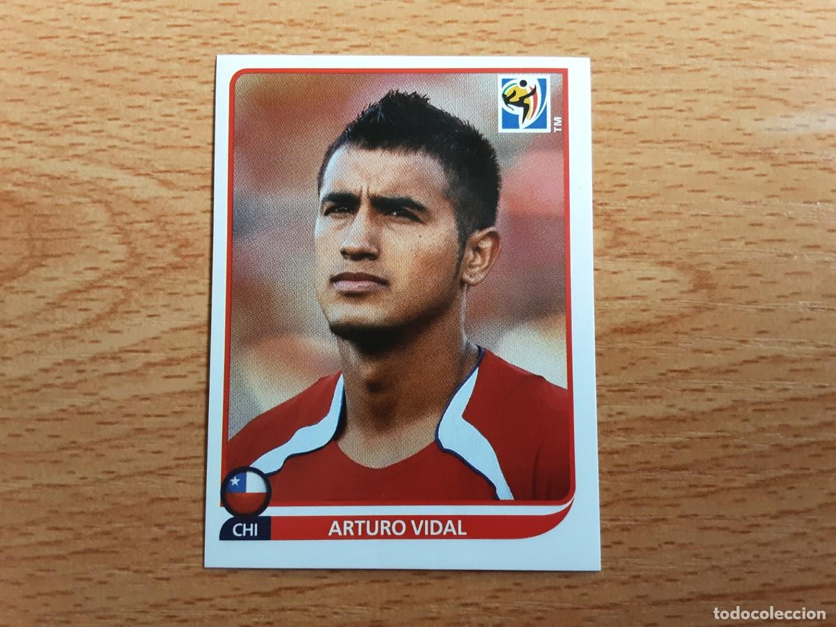 Football Stickers: CROMO FUTBOL MUNDIAL 2010 PANINI 625.VIDAL-CHILE-NUNCA PEGADO