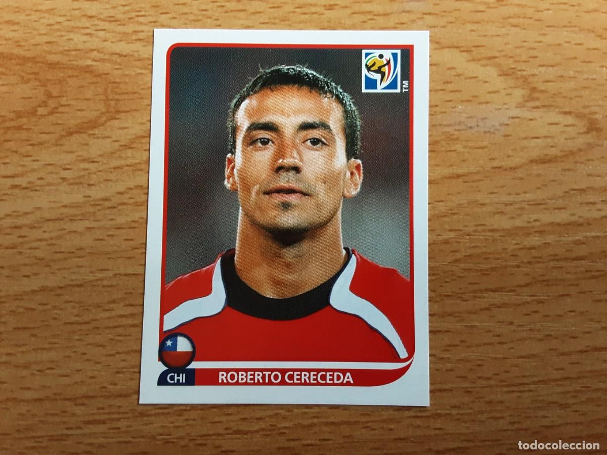 Cromos de f&uacute;tbol: CROMO FUTBOL MUNDIAL 2010 PANINI 630.CERECEDA-CHILE-NUNCA PEGADO