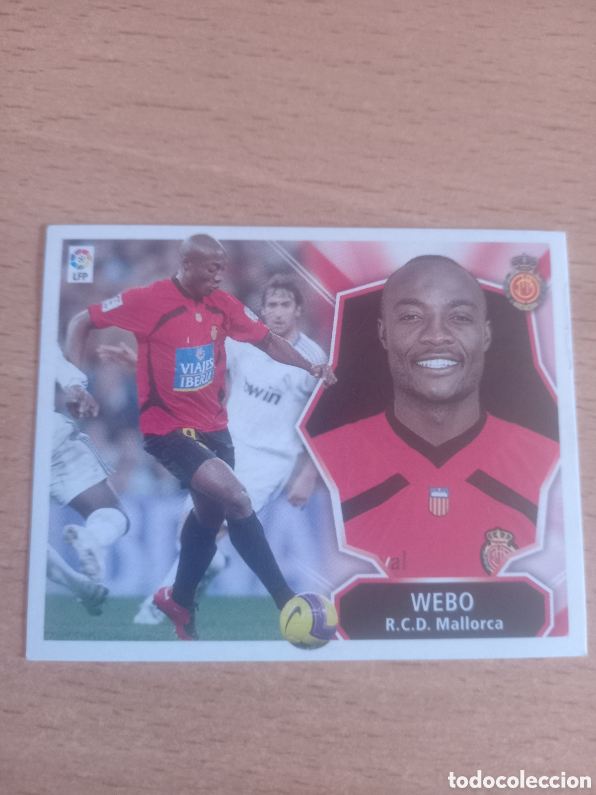 Fu&szlig;ball-Sticker: Webo Mallorca liga 2008 2009 08 09 ediciones este