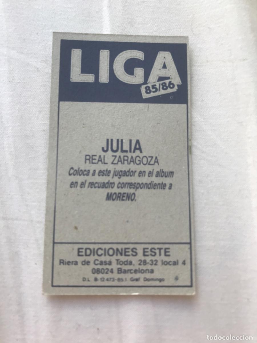 Cromos de f&uacute;tbol: Julia, sin pegar - Foto 2