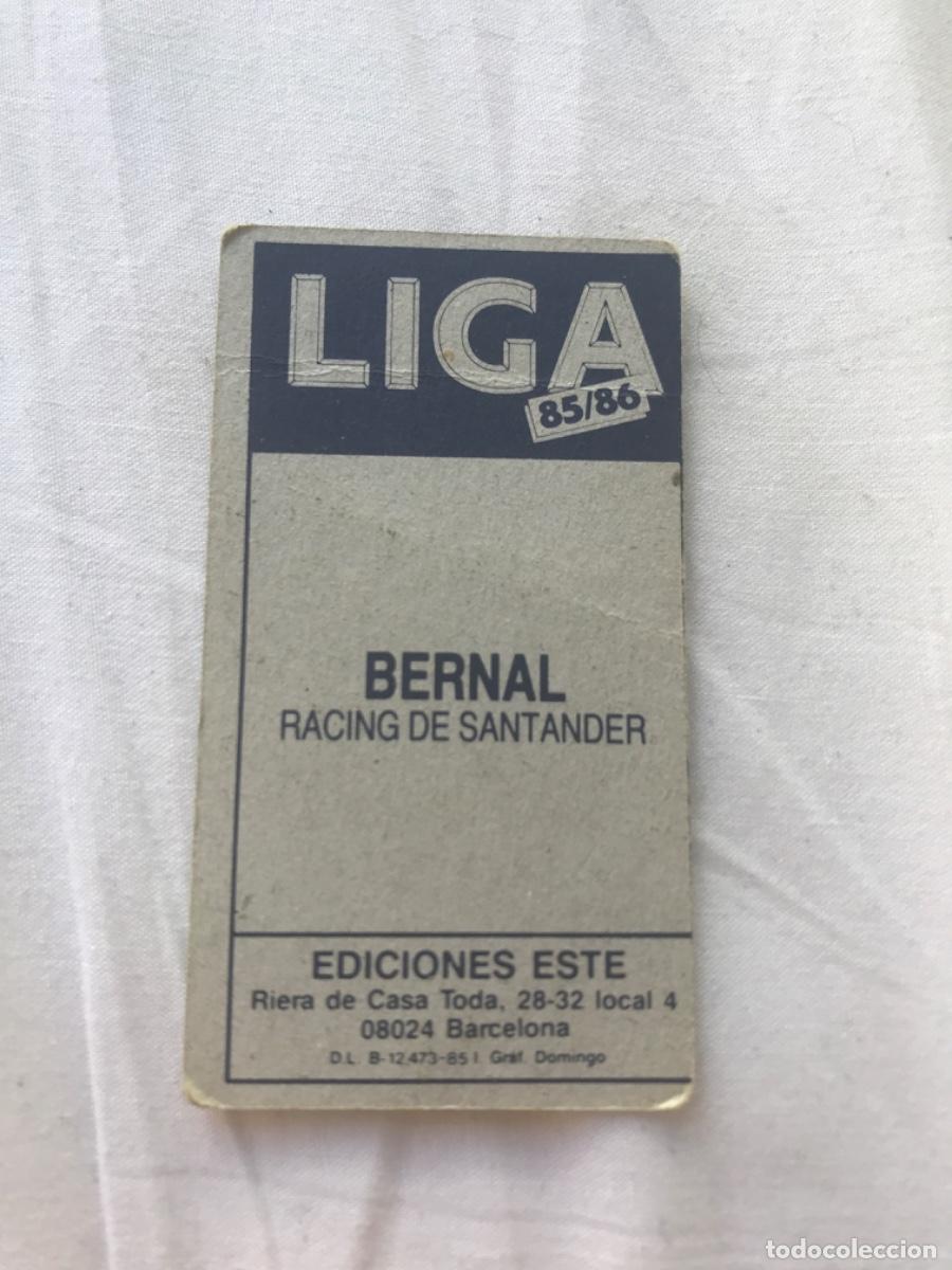 Cromos de f&uacute;tbol: Bernal, sin pegar - Foto 2