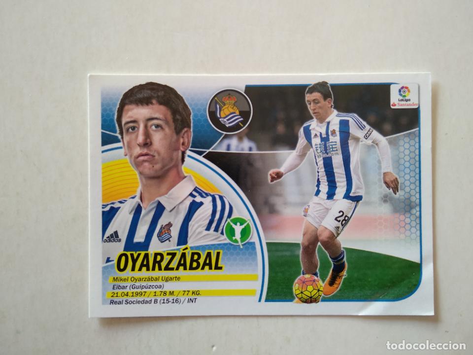 2016-17 Panini Liga Este Oyarzabal No.14 Rookie Real Sociedad Sticker オヤルサバル　ルーキー　ステッカー　リーガ