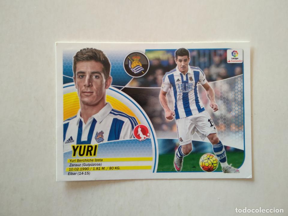 Cartes &agrave; collectionner de Football: 7A YURI REAL SOCIEDAD NUEVO LOGO CROMO FUTBOL PANINI EDICIONES ESTE 2016-2017 16-17
