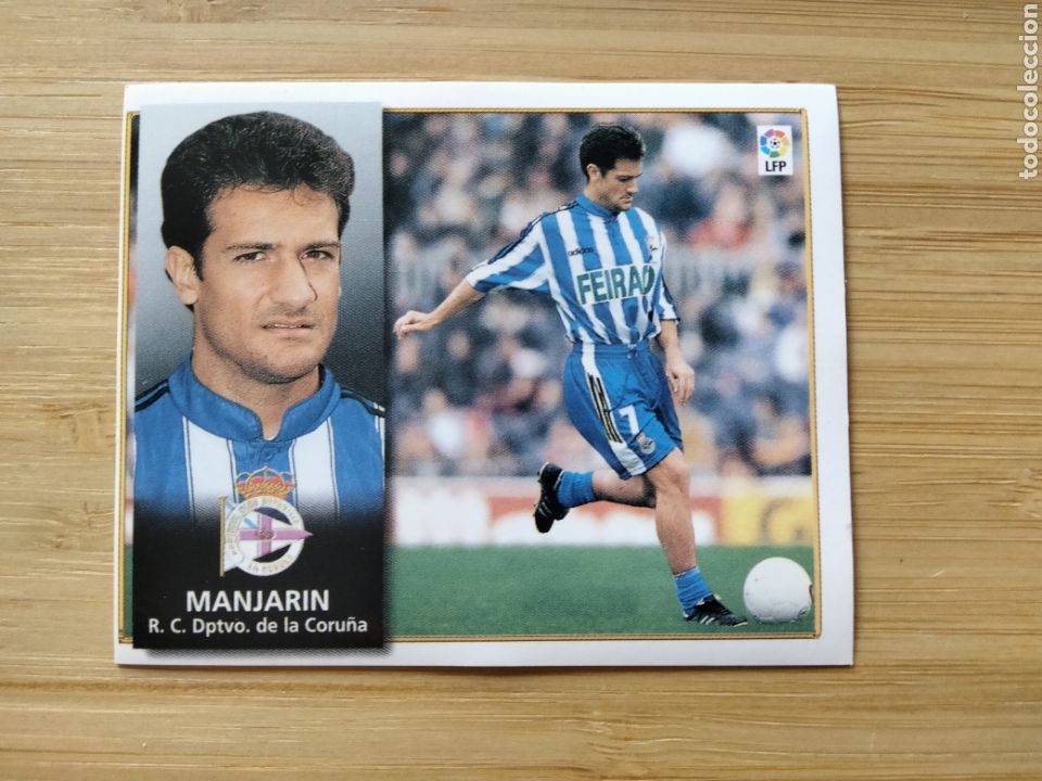 Cromos de f&uacute;tbol: MANJARIN DEPORTIVO DE LA CORU&Ntilde;A EDICIONES ESTE 98 99 1998 1999 SIN PEGAR FUTBOL UNIFICO ENVIOS