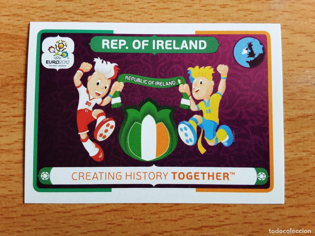 Football Stickers: CROMO FUTBOL EURO 2012 PANINI 40.MASCOTAS REPUBLICA DE IRLANDA-NUNCA PEGADO