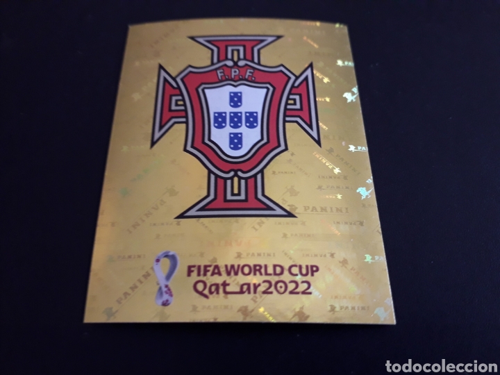 Figurine di Calcio: ESCUDO PORTUGAL N&deg; 2 COPA MUNDIAL DE F&Uacute;TBOL QATAR 2022 22 PANINI SIN PEGAR PEDIDO M&Iacute;NIMO 3&euro;.