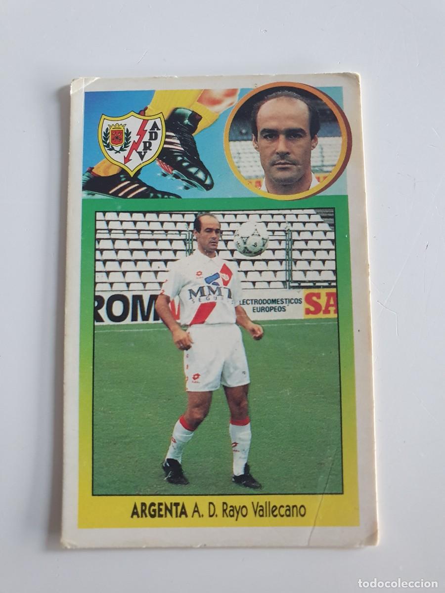 Fu&szlig;ball-Sticker: CROMO FUTBOL CARTON 93 94 SIN PEGAR LIGA ESTE 1993 1994 RAYO VALLECANO ARGENTA