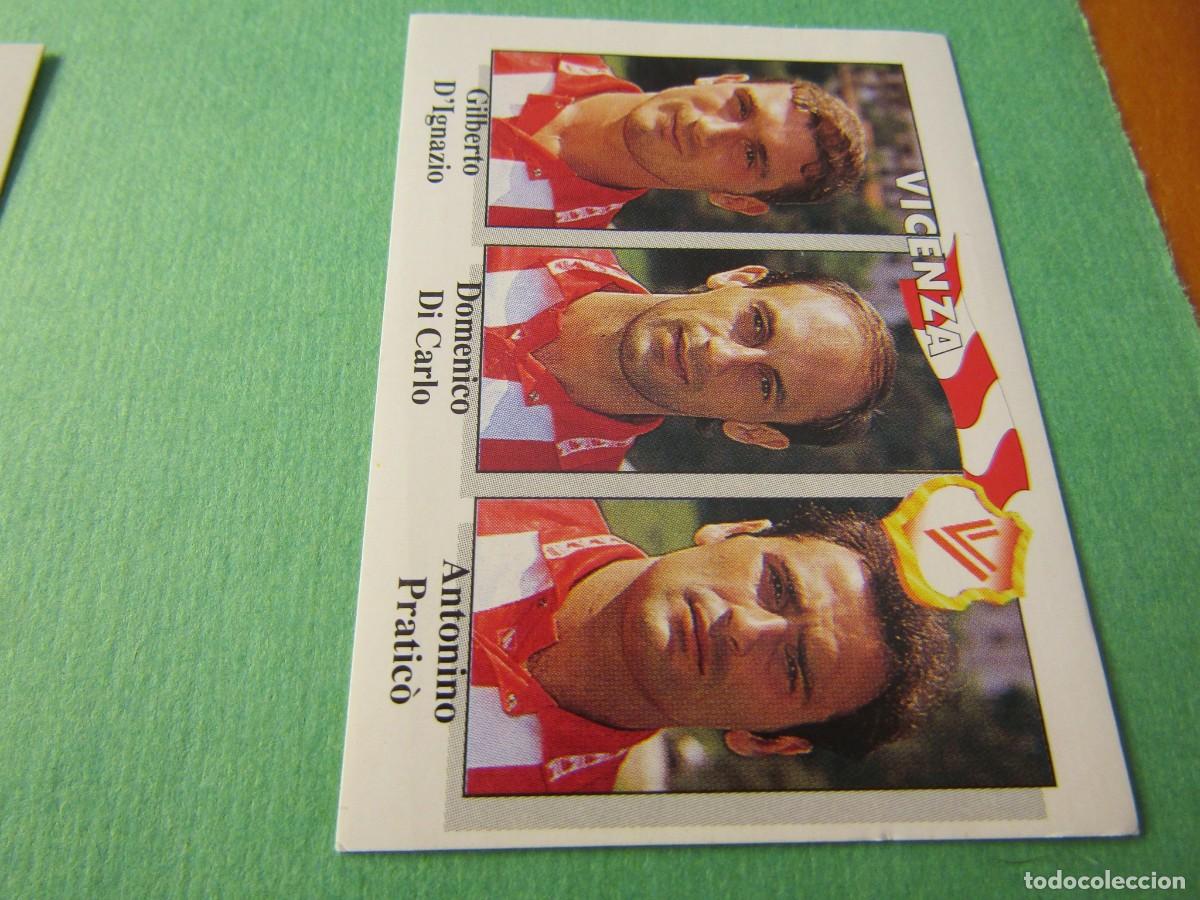 Cromos de f&uacute;tbol: CROMO DE FUTBOL SIN PEGAR N&ordm; 398 TRIO DEL VICENZA CALCIOFLASH 95 DE EUROFLASH