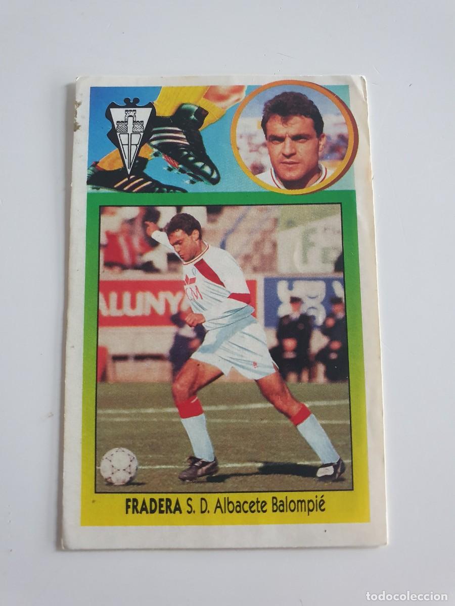 Cromos de Futebol: Cromo F&uacute;tbol Liga Este 93-94 Fradera Albacete Balompie Coloca