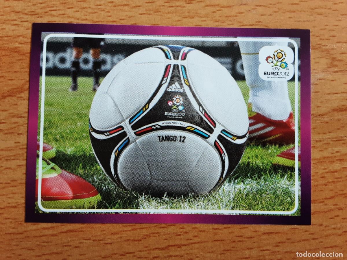 Cromos de f&uacute;tbol: CROMO FUTBOL EURO 2012 PANINI 46.BALON-NUNCA PEGADO