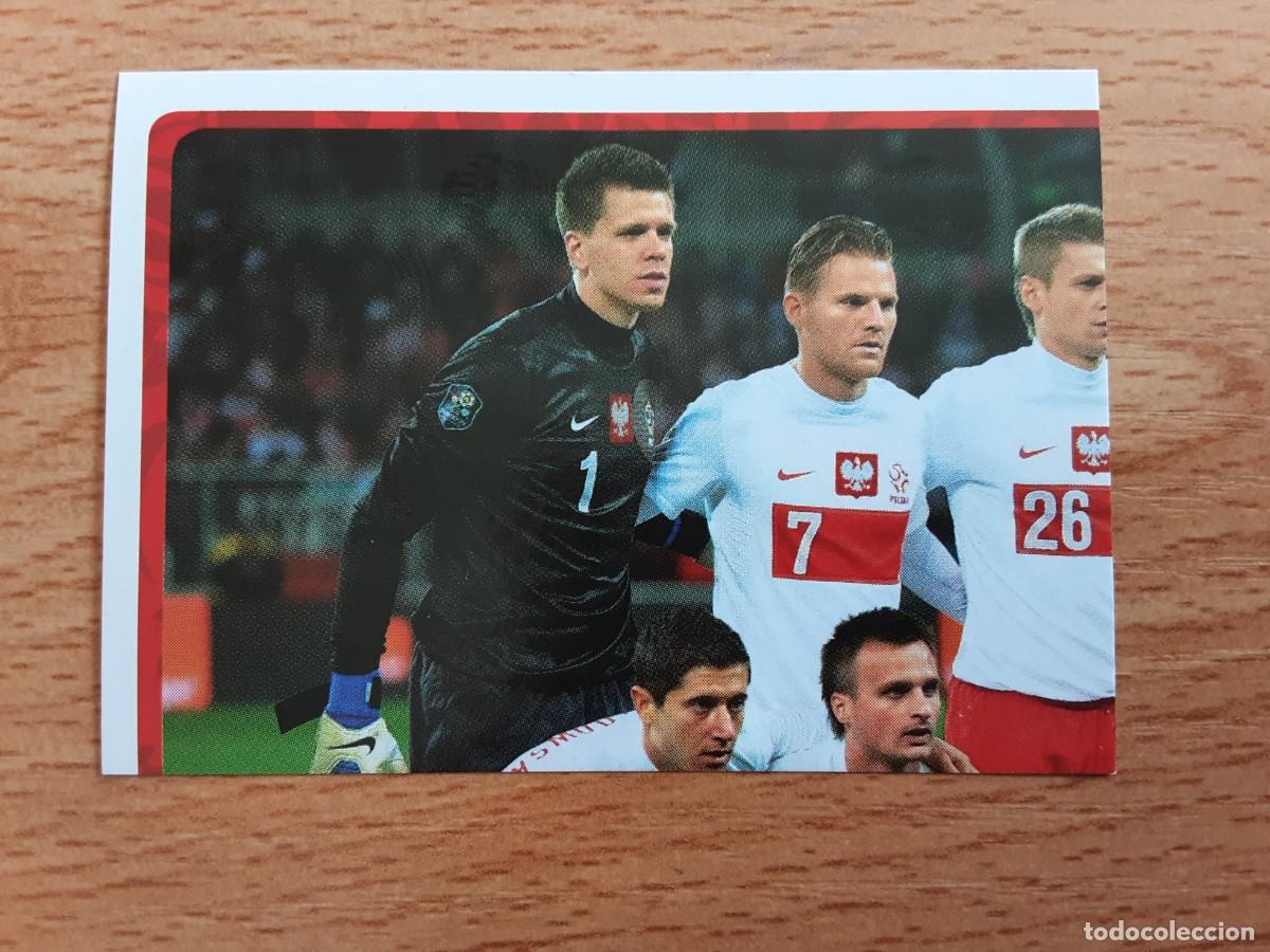 Football Stickers: CROMO FUTBOL EURO 2012 PANINI 51.ALINEACION-POLONIA-NUNCA PEGADO