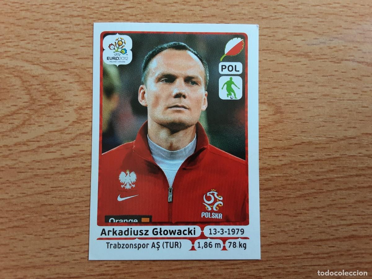 Football Stickers: CROMO FUTBOL EURO 2012 PANINI 57.GLOWACKI-POLONIA-NUNCA PEGADO