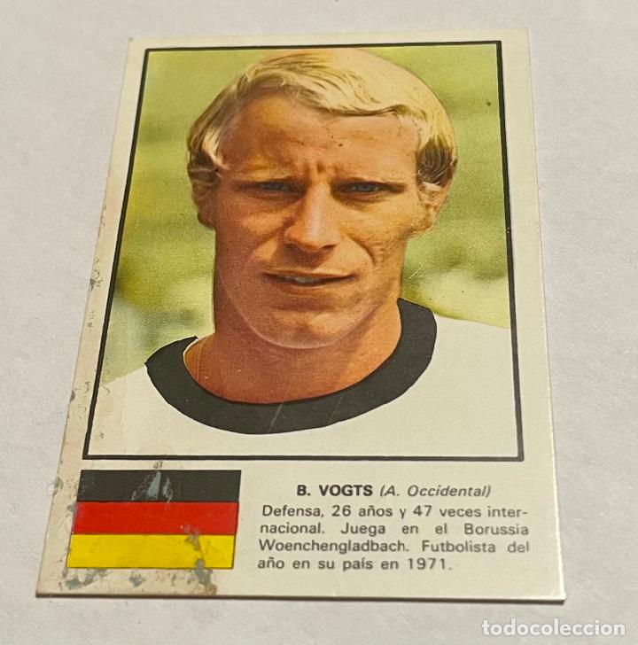 Football Stickers: DISGRA MUNICH 1974 CROMO FUTBOL WORLD ASES MUNDIAL 74 B.VOGTS Alemania Despegado