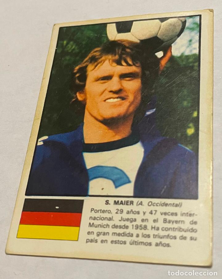 Football Stickers: DISGRA MUNICH 1974 CROMO FUTBOL WORLD ASES MUNDIAL 74 S.MAIER Alemania OrientalDespegado