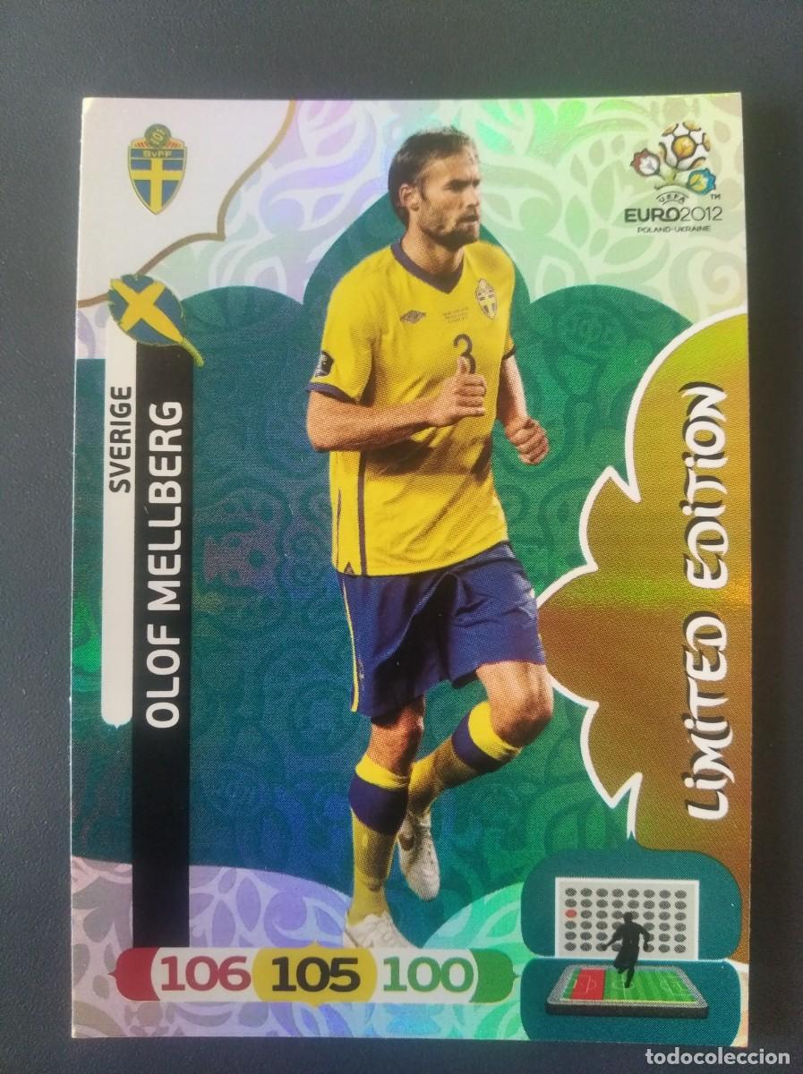 Football Stickers: Adrenalyn Euro 2012,Suecia,Olof Mellberg (Edici&oacute;n Limitada).