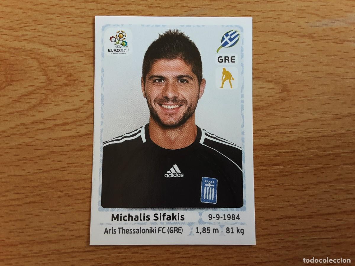 Football Stickers: CROMO FUTBOL EURO 2012 PANINI 85.SIFAKIS-GRECIA-NUNCA PEGADO