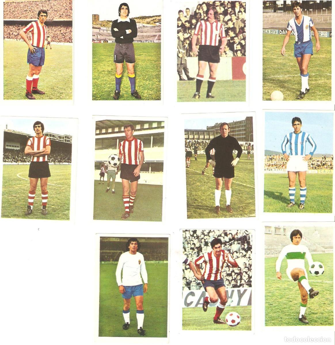 Cromos de Futebol: 11 cromos varios liga 1975-1976 nuevos sin pegar segun foto
