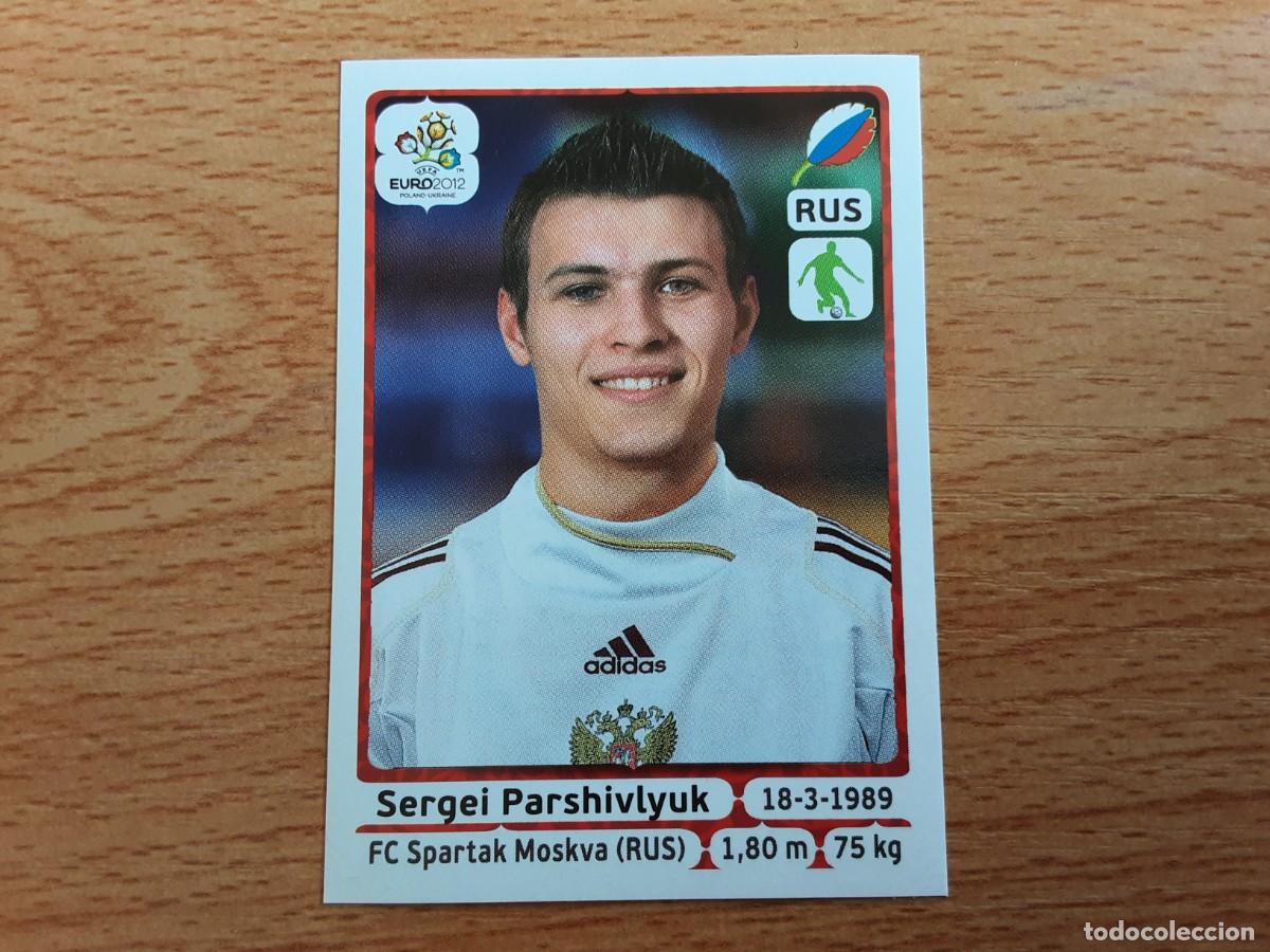 Football Stickers: CROMO FUTBOL EURO 2012 PANINI 120.PARSHIVLYUK-RUSIA-NUNCA PEGADO
