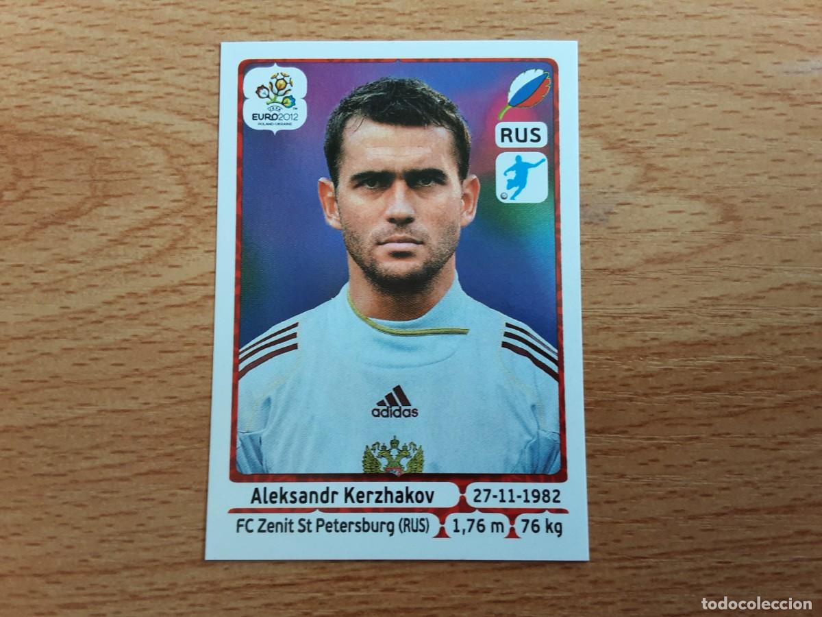 Football Stickers: CROMO FUTBOL EURO 2012 PANINI 130.KERZHAKOV-RUSIA-NUNCA PEGADO