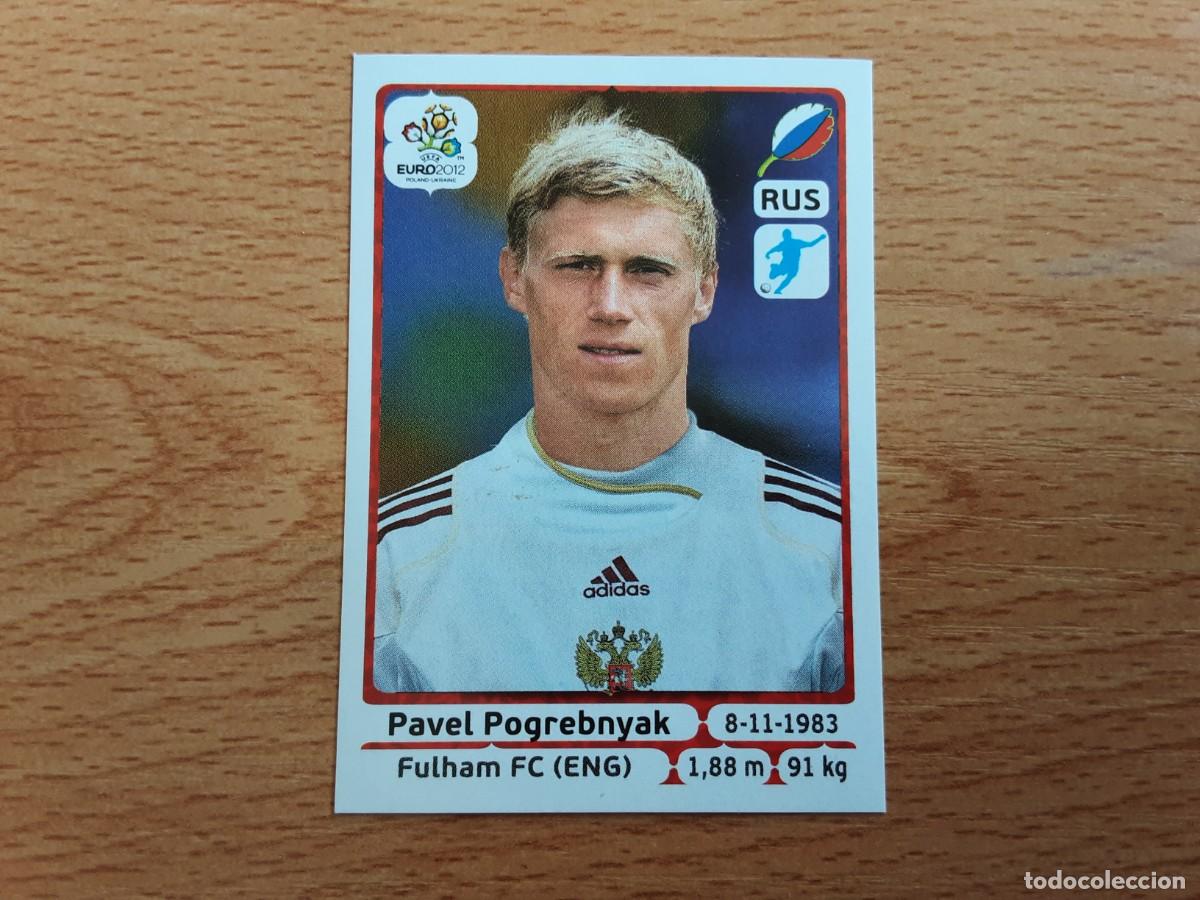 Football Stickers: CROMO FUTBOL EURO 2012 PANINI 132.POGREBNYAK-RUSIA-NUNCA PEGADO
