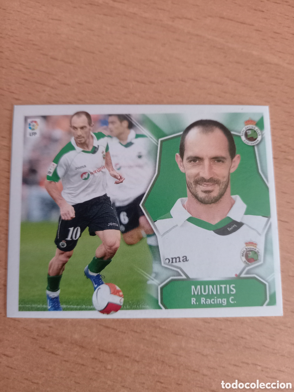 Figurine di Calcio: Munitis Racing de Santander liga 2008 2009 08 09 ediciones este