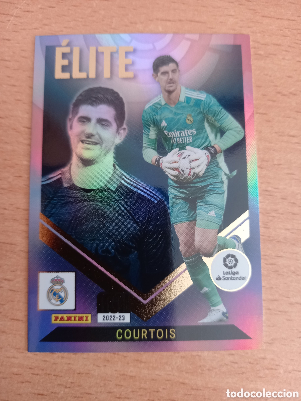 Cromos de F&uacute;tbol: Panini megacracks 2022 2023 22 23 2 Courtois Real Madrid &Eacute;lite