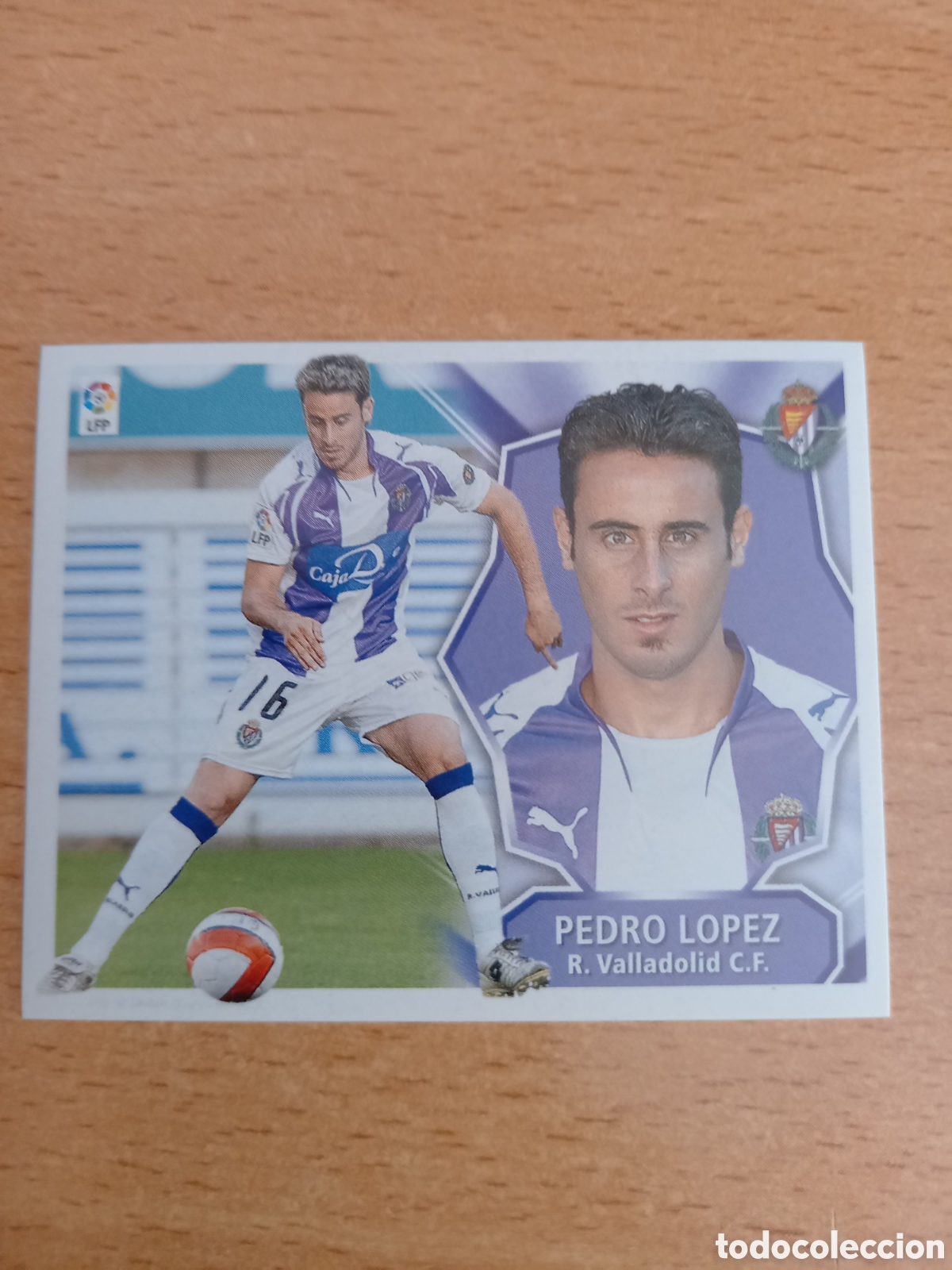 Cromos de Futebol: Pedro L&oacute;pez Real Valladolid liga 2008 2009 08 09 ediciones este