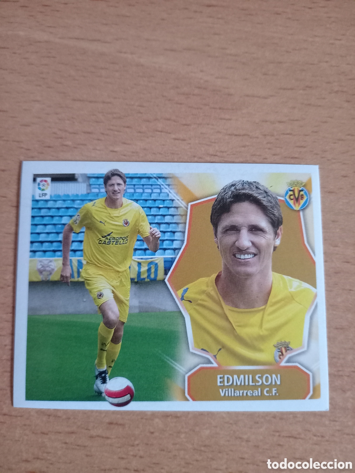Cromos de Futebol: Edmilson Villarreal liga 2008 2009 08 09 ediciones este