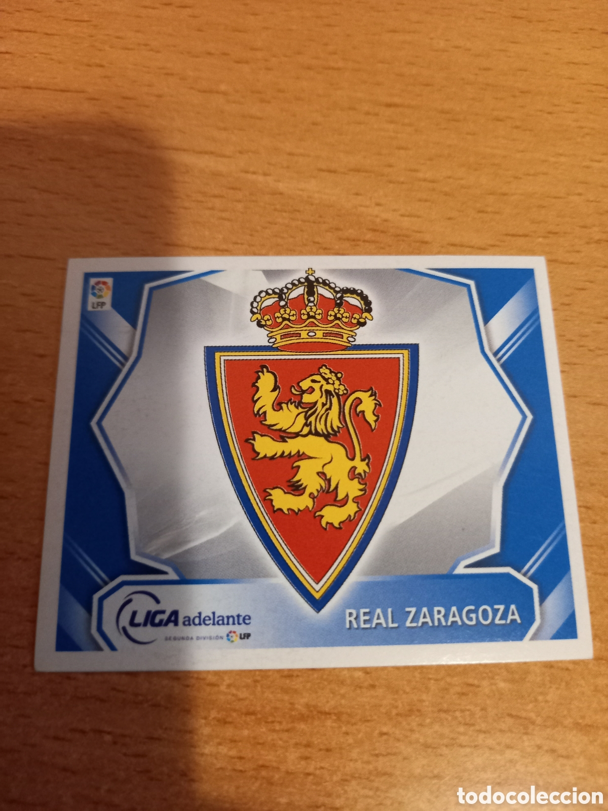 Fu&szlig;ball-Sticker: Escudo Zaragoza liga 2008 2009 08 09 ediciones este