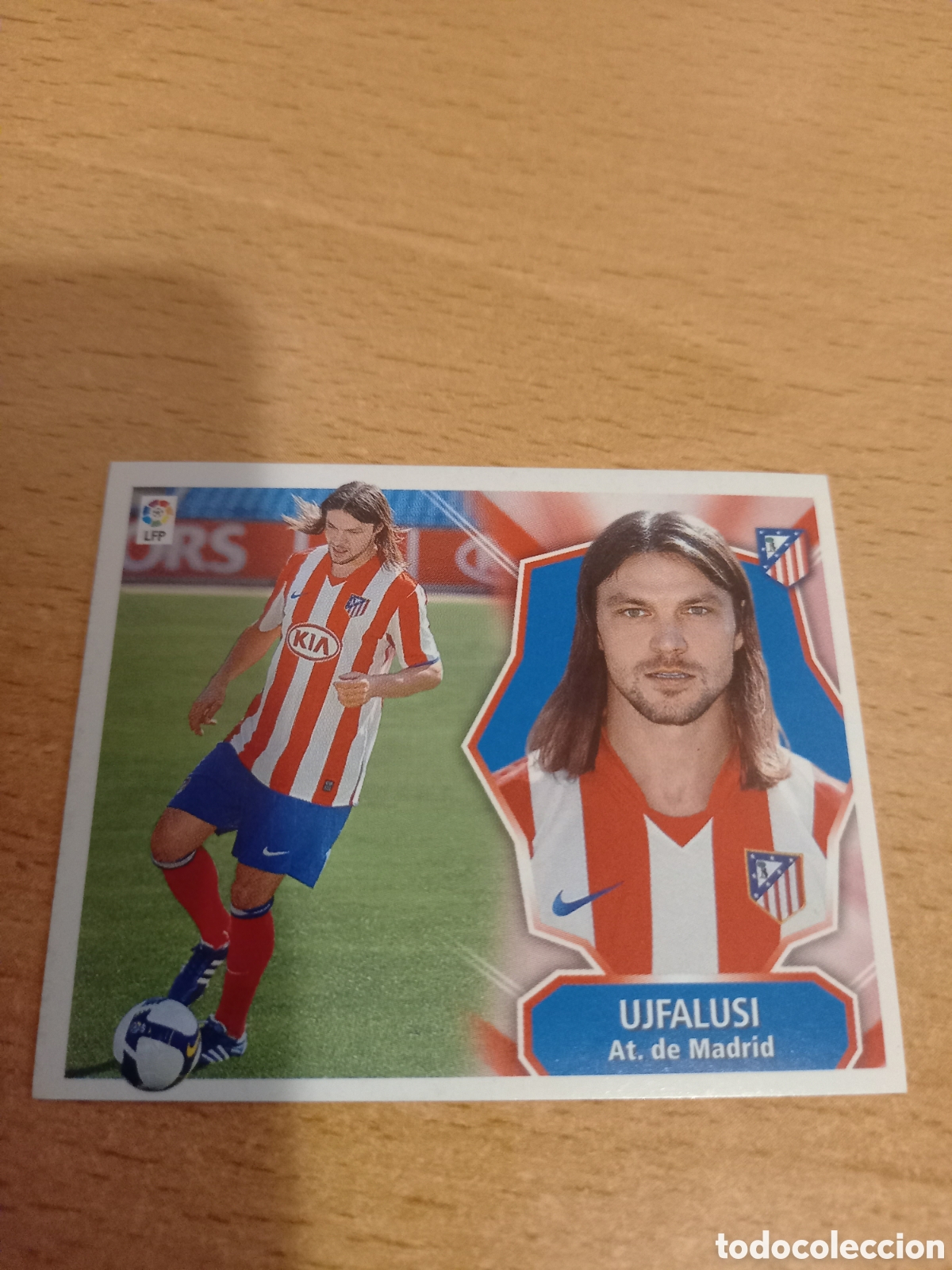 Fu&szlig;ball-Sticker: Ujfalusi Atl&eacute;tico de Madrid fichaje 1 liga 2008 2009 08 09 ediciones este