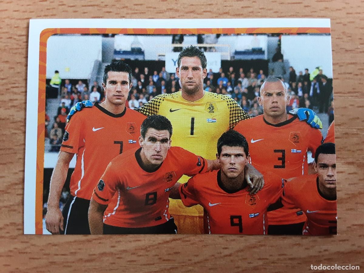 Football Stickers: CROMO FUTBOL EURO 2012 PANINI 167.ALINEACION-HOLANDA-NUNCA PEGADO