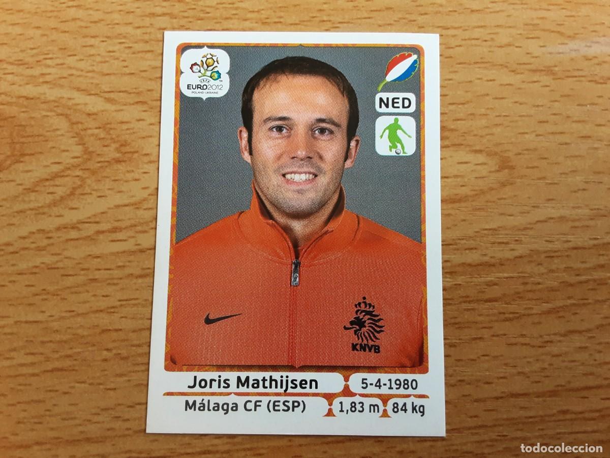 Football Stickers: CROMO FUTBOL EURO 2012 PANINI 174.MATHIJSEN-HOLANDA-NUNCA PEGADO